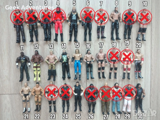 WWE Кеч Колекция - Екшън Фигурки, Аксесоари, Кечисти, Списания, Картички, снимка 2 - Колекции - 47660667