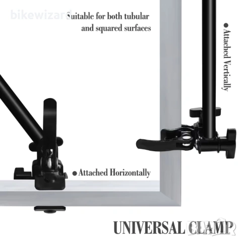 Wilray UPF 50+ регулируем  чадър със скоба  за стол – черен НОВ, снимка 2 - Други стоки за дома - 53639526