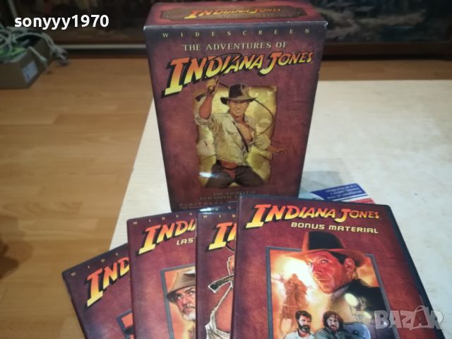 INDIANA JONES X4 DVD 2705240914, снимка 1 - DVD филми - 45925581