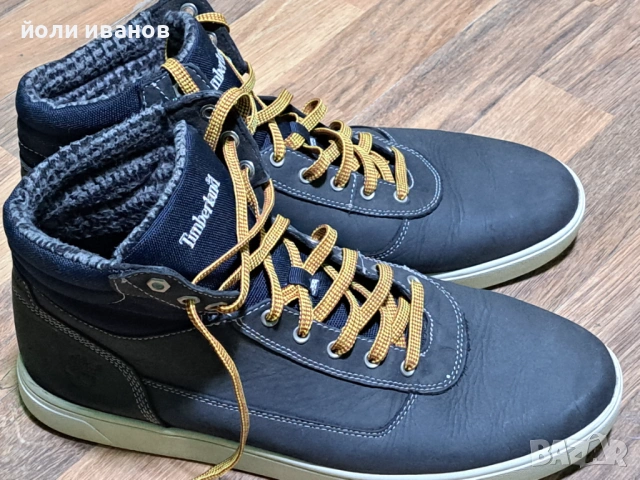 Timnerland-кожени шити висоли обувли 46 номер, снимка 14 - Маратонки - 53694970