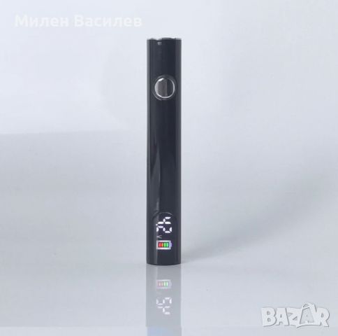 Батерия с дигитален дисплей – 400mah/type C, снимка 1 - Електронни цигари - 46471425