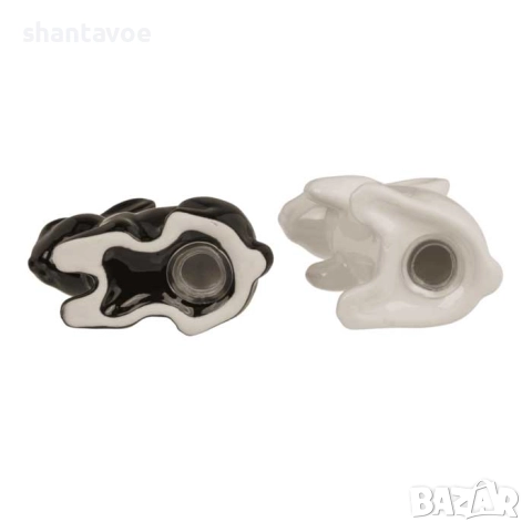 Керамичен комплект палави зайчета за сол и пипер, снимка 5 - Прибори за хранене, готвене и сервиране - 52918950