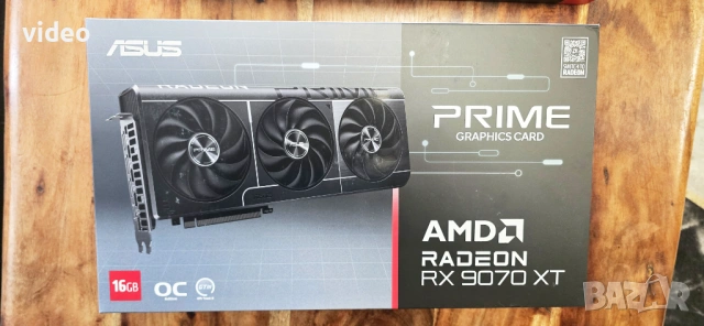 НОВА! ASUS Prime Radeon RX 9070 XT OC 16GB – Мощност от следващо поколение!, снимка 5 - Видеокарти - 54067638