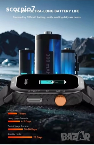 Смарт часовник CUBOT U1, снимка 3 - Мъжки - 52537096