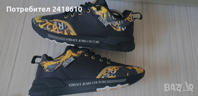 Versace Jeans Couture Mens Size 42 /27 см UK 7.5 US 8.5 ОРИГИНАЛ! Мъжки спортни - обувки !, снимка 14 - Спортно елегантни обувки - 53736668