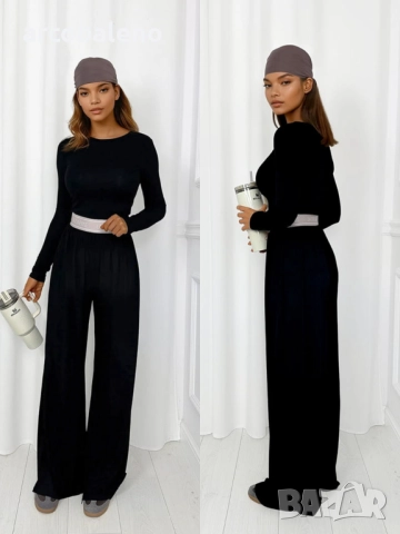 Дамски комплект от две части от вискоза Susan, 6цвята , снимка 4 - Комплекти - 52237282