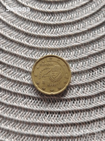 20 евроцента Испания 1999 г.