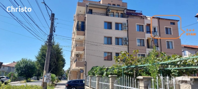 Без аналог!!! Чисто нов двустаен апартамент плюс таванско ателие в центъра на кв. Сарафово 