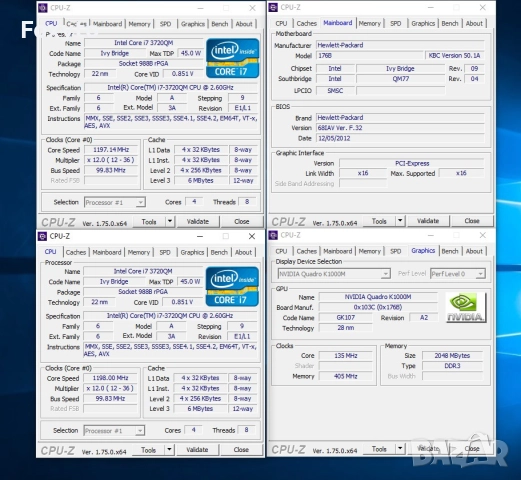 HP EliteBook 8570w Intel Core i7-3720QM, 16 GB DDR3, NVIDIA Quadro K1000M 2GB, снимка 5 - Лаптопи за работа - 52572122
