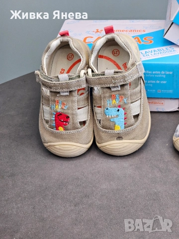 сандали за прохождане Biomecanics , снимка 4 - Бебешки обувки - 53972791