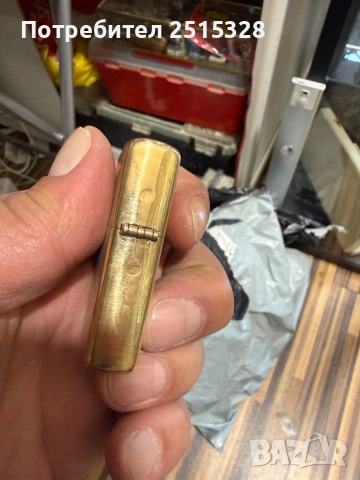 винтидж оригинална месингова запалка zippo, снимка 3 - Запалки - 53948709