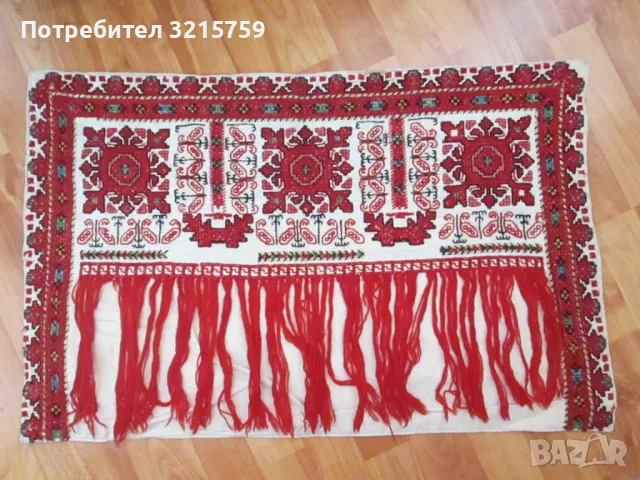 Калъфка за възглавница,ръчна бродерия, фолк мотиви, снимка 7 - Антикварни и старинни предмети - 49741993