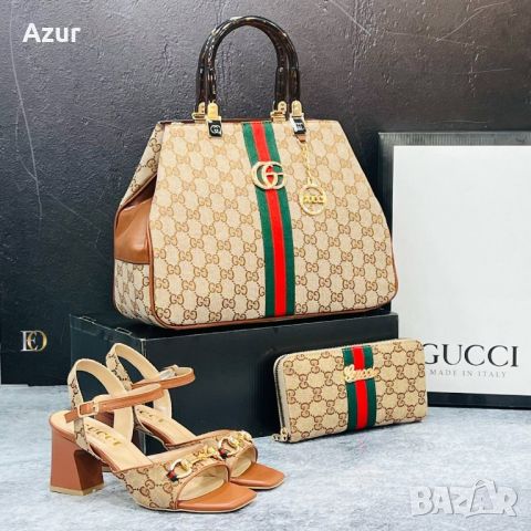 дамски обувки, чанта и портмоне gucci , снимка 10 - Чанти - 46484757