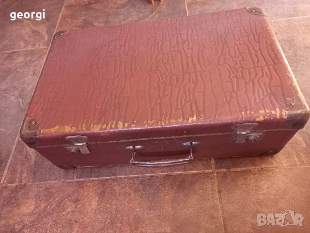 стар картонен малък куфар, снимка 1 - Декорация за дома - 46204108