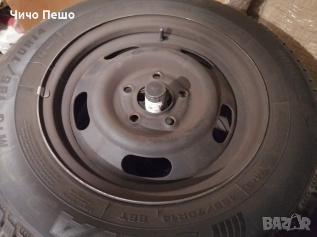 Зимни гуми SAVA с джанти 4 броя 14 цола 185 70 14 5х110 Опел Opel, снимка 3 - Гуми и джанти - 52794551