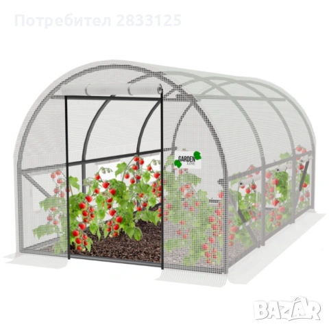 Оранжерия със стабилна поцинкована рамка - професионална защита за вашите култури, снимка 2 - Оранжерии - 53750845