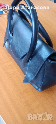 Дамска елегантна чанта от качествена еко кожа с две дръжки и дълга дръжка, снимка 3 - Чанти - 54015141