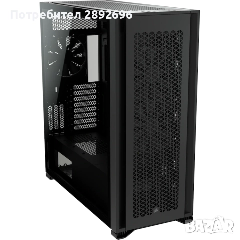 Компютърна кутия Corsair 7000D AIRFLOW Tempered Glass, Черен, НОВА, снимка 7 - Други - 52030066