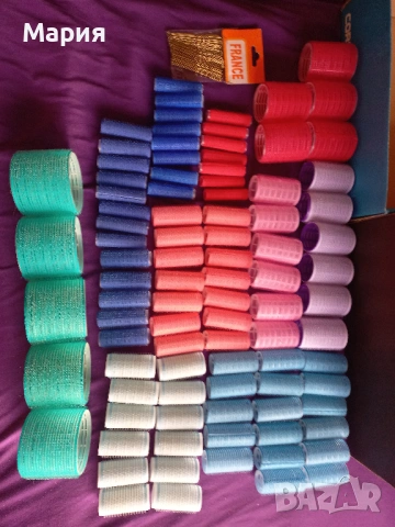 Преса за изправяне на коса, ролки и клипси, фиби и шноли, снимка 8 - Аксесоари за коса - 52997015