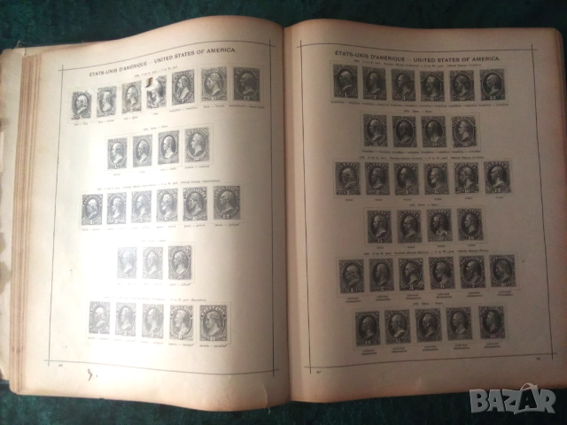 МЕЖДУНАРОДЕН ПОЩЕНСКИ АЛБУМ НА - 19-ТИ ВЕК, снимка 10 - Филателия - 52183437