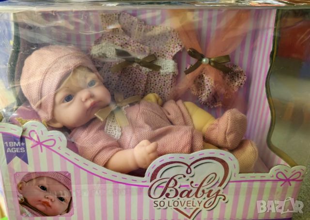 Детска кукла бебе в розово, снимка 2 - Кукли - 46361461