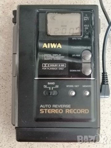 Ретро уокмен AIWA HS-J202, снимка 1 - Радиокасетофони, транзистори - 46486539