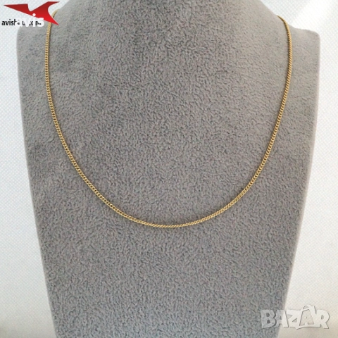 Синджир с 14К златно покритие 254554, снимка 4 - Колиета, медальони, синджири - 52771110