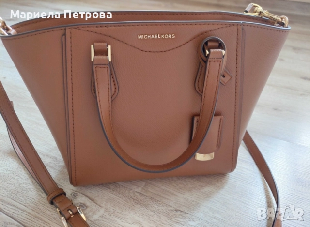 Дамска чанта естествена кожа Michael Kors , снимка 8 - Чанти - 52647520