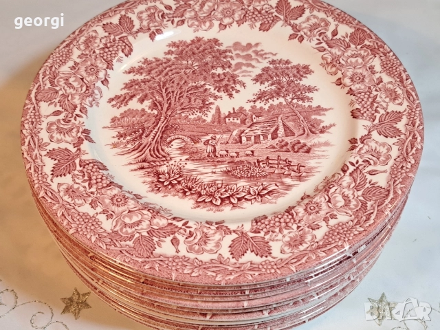 английски порцеланови чинии за хранене 29/1, снимка 1