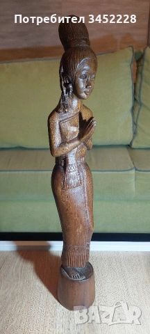 Дърворезба за ценители височина 48см 