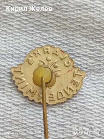 Пет значки стари редки CLARKS,CVV,HEME PRO за КОЛЕКЦИЯ ДЕКОРАЦИЯ 24950, снимка 11 - Колекции - 50848172