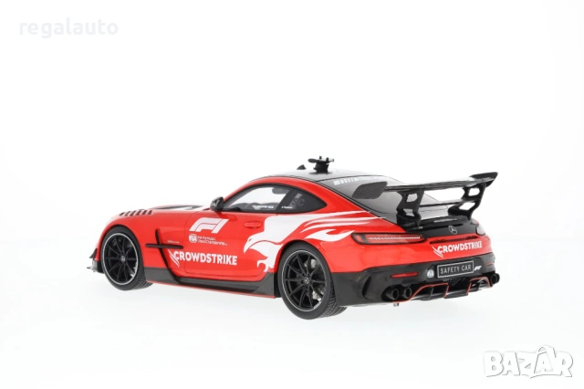 B66963805,умален модел 1:18,die-cast,Mercedes-AMG GT Black Series,Safety Car Formula 1,season 2024, снимка 5 - Колекции - 53452496