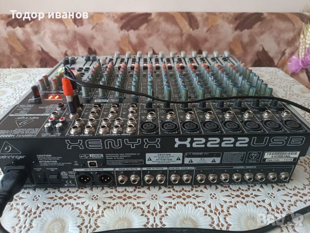 Behringer-xenyx x2222usb, снимка 6 - Ресийвъри, усилватели, смесителни пултове - 46817568