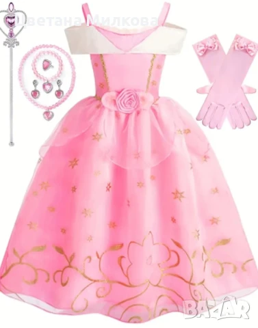 Рокля за принцеса на 5 и 6 г. 
