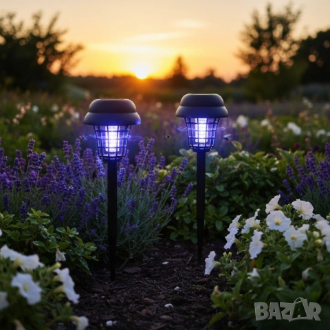 Соларна лампа  против комари 