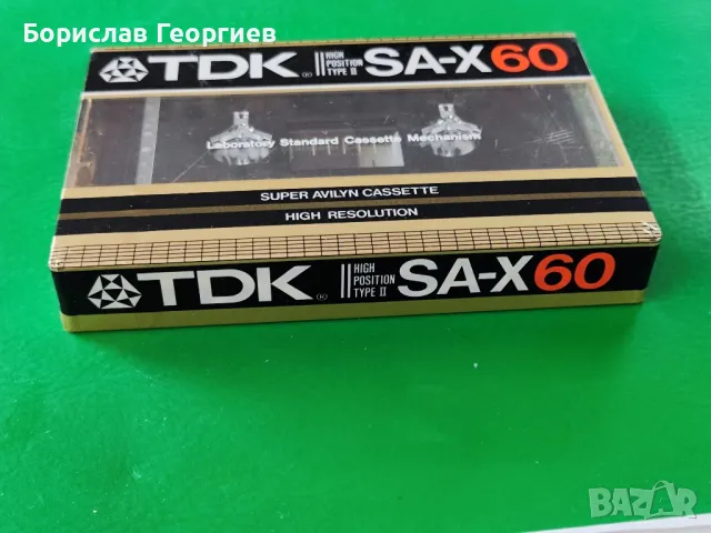 Нова хромна касетка TDK SA-X 60 1984 г, снимка 2 - Аудио касети - 48025845