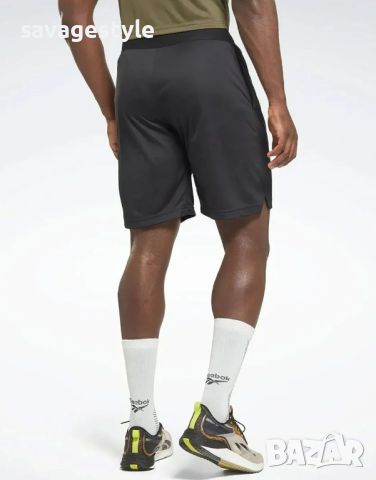 Мъжки къси панталони REEBOK Workout Ready Knit Shorts Black, снимка 2 - Къси панталони - 45760589
