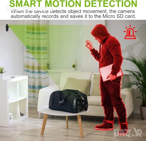 HD 1080P Малка, шпионска скрита камера във формата на закачка за дрехи, снимка 3 - Други - 51193339