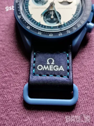 Omega Swatch Moons Speedmaster часовник Хронограф Копие, снимка 10 - Мъжки - 49476854