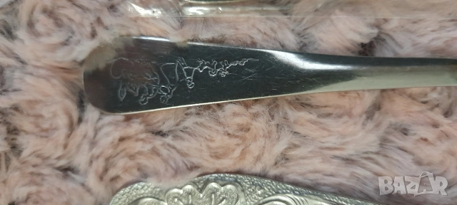 Ножове и прибори от соц-а, детска лъжичка " Дядо и ряпа", снимка 6 - Прибори за хранене, готвене и сервиране - 53393668