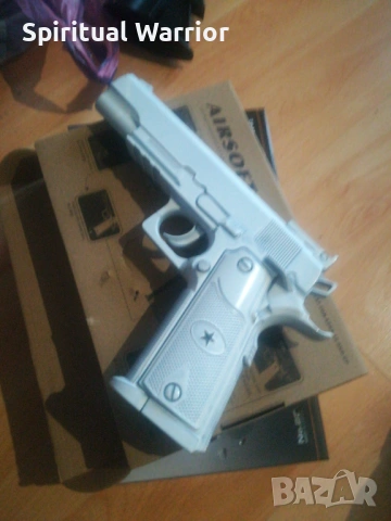 Въздушен пистолет Колт 1911, 3 джаула! Метал. , снимка 2 - Въздушно оръжие - 53097527