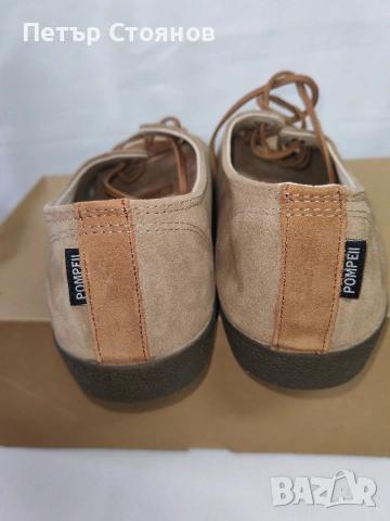 Мъжки елегантни обувки от естествен велур POMPEII №44, снимка 5 - Ежедневни обувки - 54238547