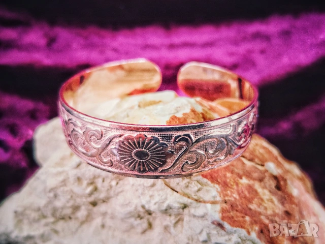 Медна терапевтична гривна 1, снимка 2 - Гривни - 53515484