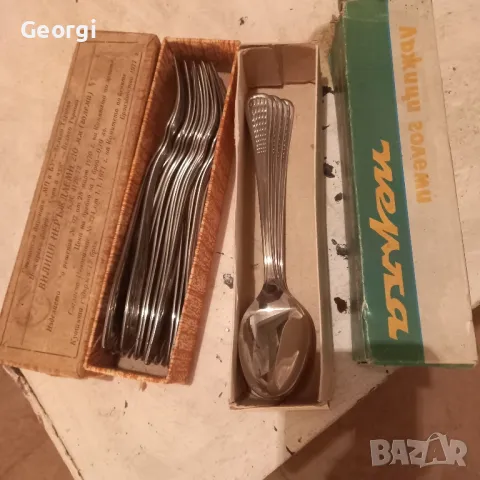 стари вилици и лъжици не използване, снимка 2 - Антикварни и старинни предмети - 49640835