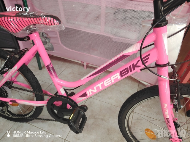 Детски велосипед LUNA 20", неоново розово, снимка 4 - Велосипеди - 52650107