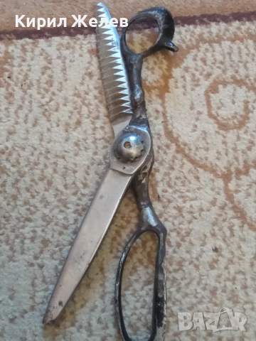 Стара шивашка ножица 49392, снимка 5 - Антикварни и старинни предмети - 52127127