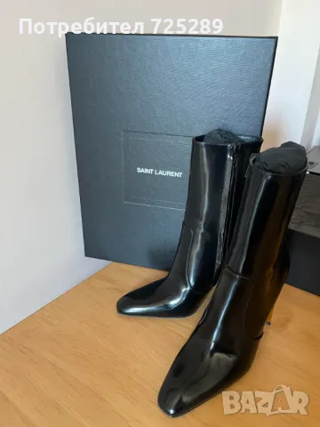 НОВИ! Дамски боти Saint Laurent, снимка 3 - Дамски боти - 47052063