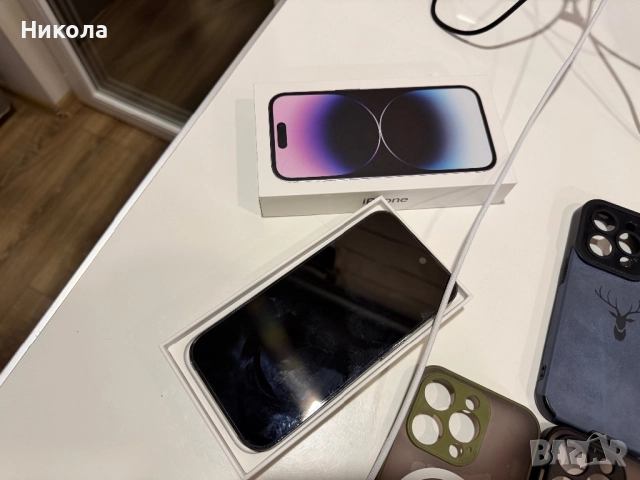 Iphone 14 pro purple 128GB, снимка 5 - Apple iPhone - 52441982