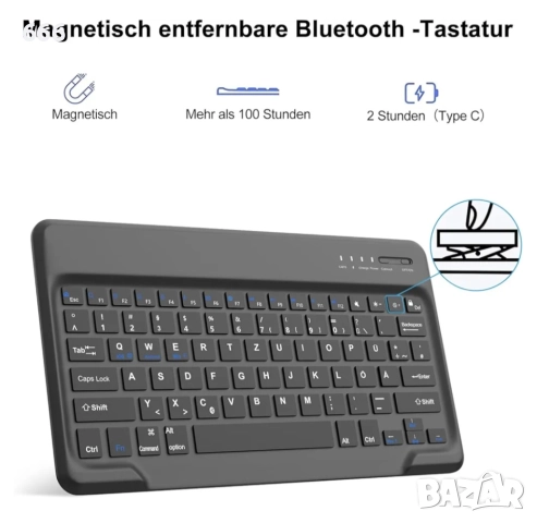 Калъф за таблет + клавиатура iPad Pro 12.9 (6/5/4/3 поколение, снимка 5 - Друга електроника - 52957583