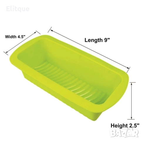 ? Силиконова тава: Печи вкусен хляб и сладкиши без залепване! ?Размер: 25,5 х 14см B A R E P E P E, снимка 11 - Други - 52903146